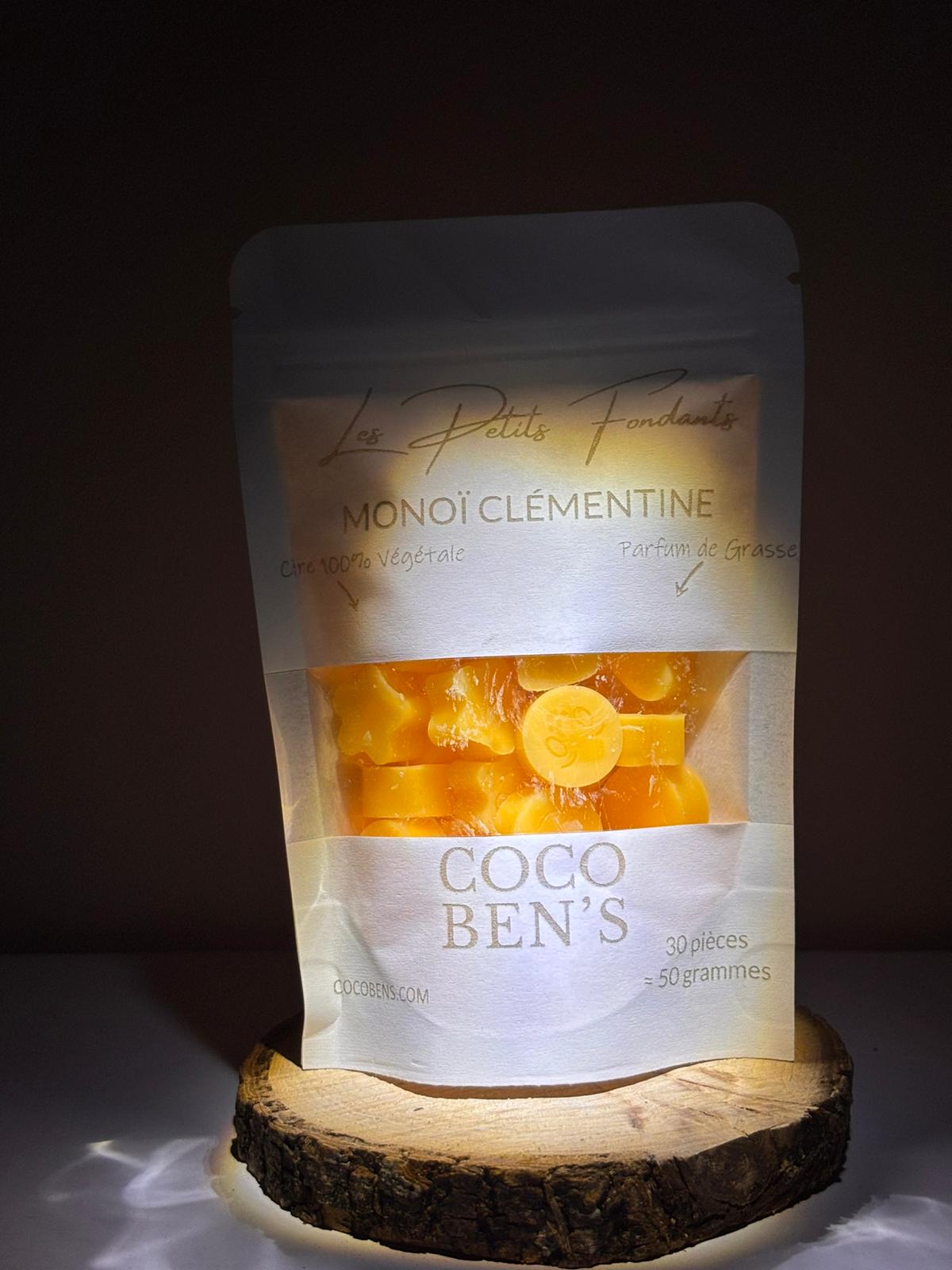 Fondants parfumés - Parfum de Grasse - Monoï clémentine