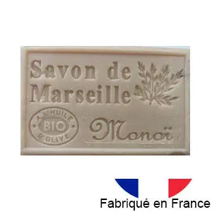 Savon de Marseille Bio au Monoï – Hydratant & Exotique | Peaux sèches & sensibles