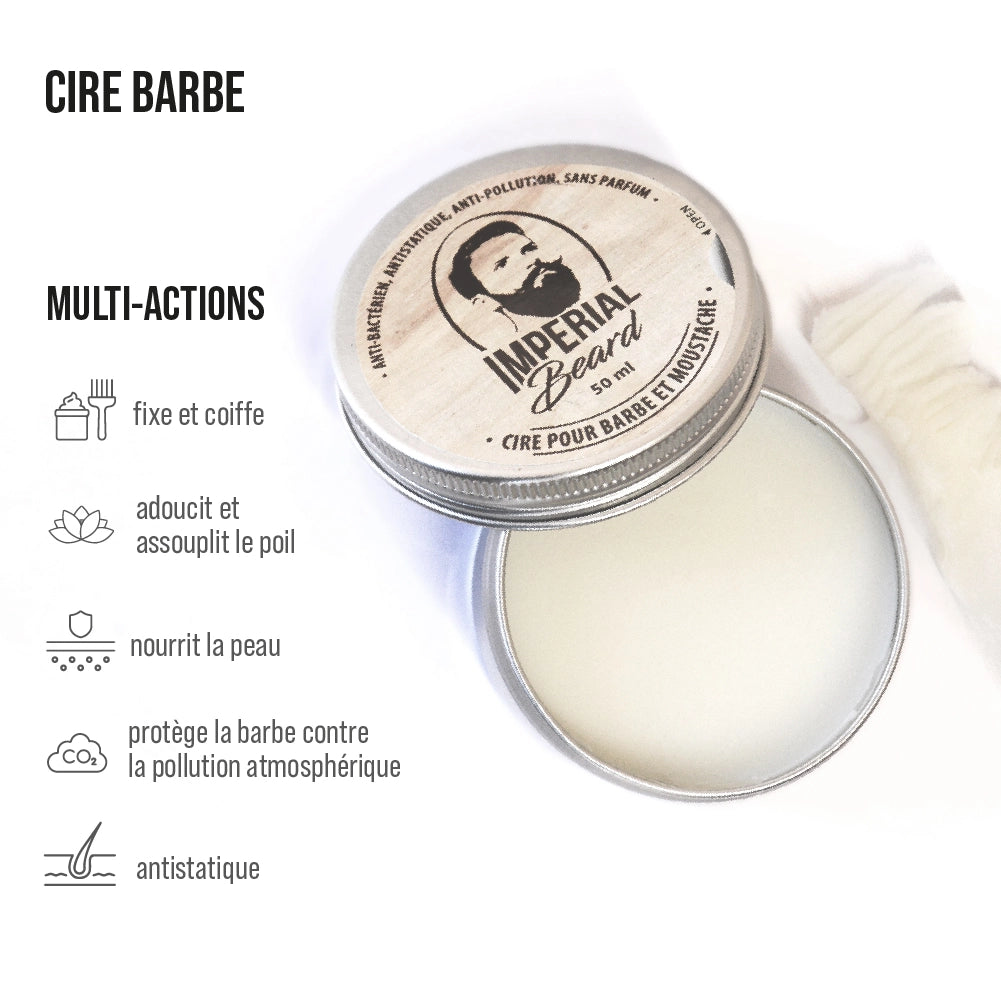 Cire hydratante à Barbe