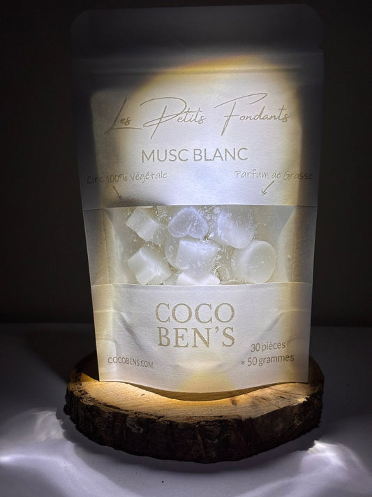 Fondants parfumés - Parfum de Grasse - Musc Blanc