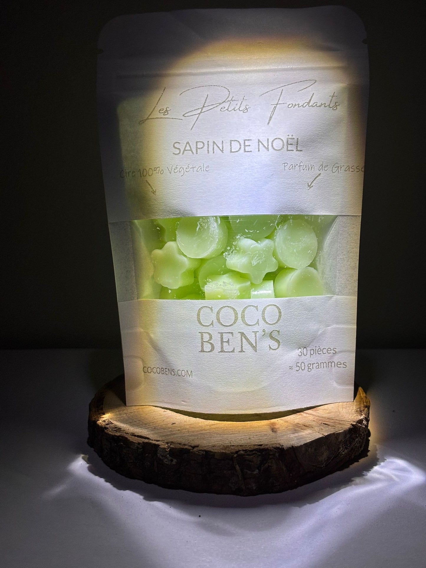 Fondants parfumés - Parfum de Grasse - Sapin de noël