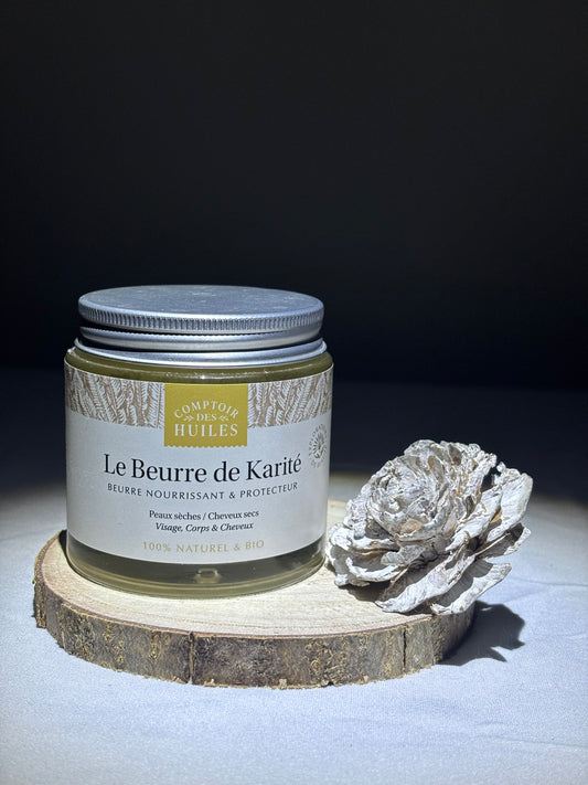 Beurre de Karité Bio – Soin Naturel Corps, Visage & Cheveux | 100 ml