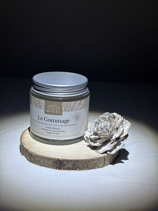 Gommage Corps BIO à l’Huile de Coco & Baobab – Exfoliant Naturel Douceur | 100 ml