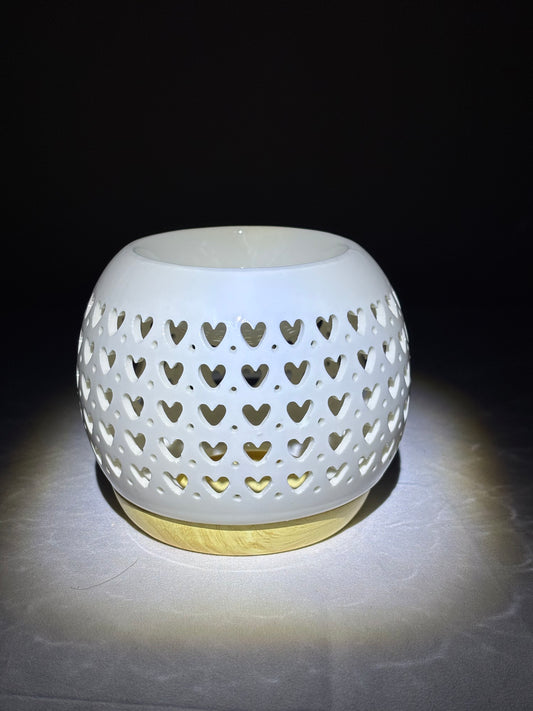 Brûle-Parfum Céramy Cœur – Diffuseur Romantique & Relaxant